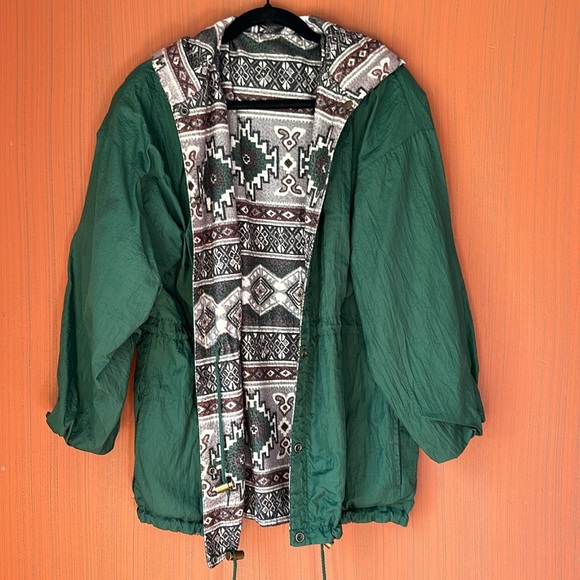 VTG Casual Club reversible jacket Men’s L - Picture 2 of 8